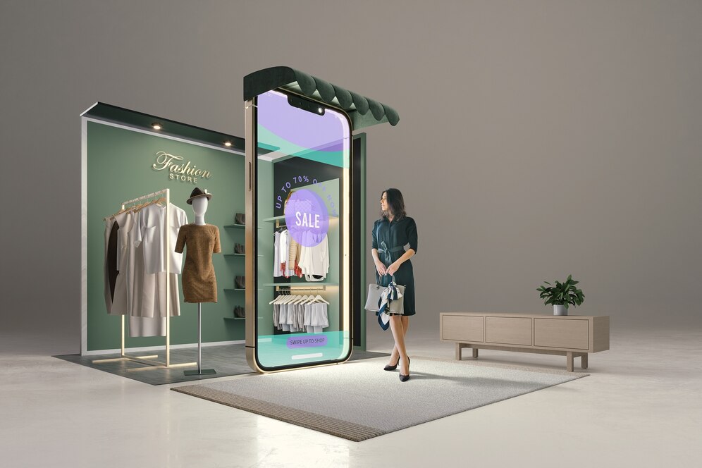 woman online fashion