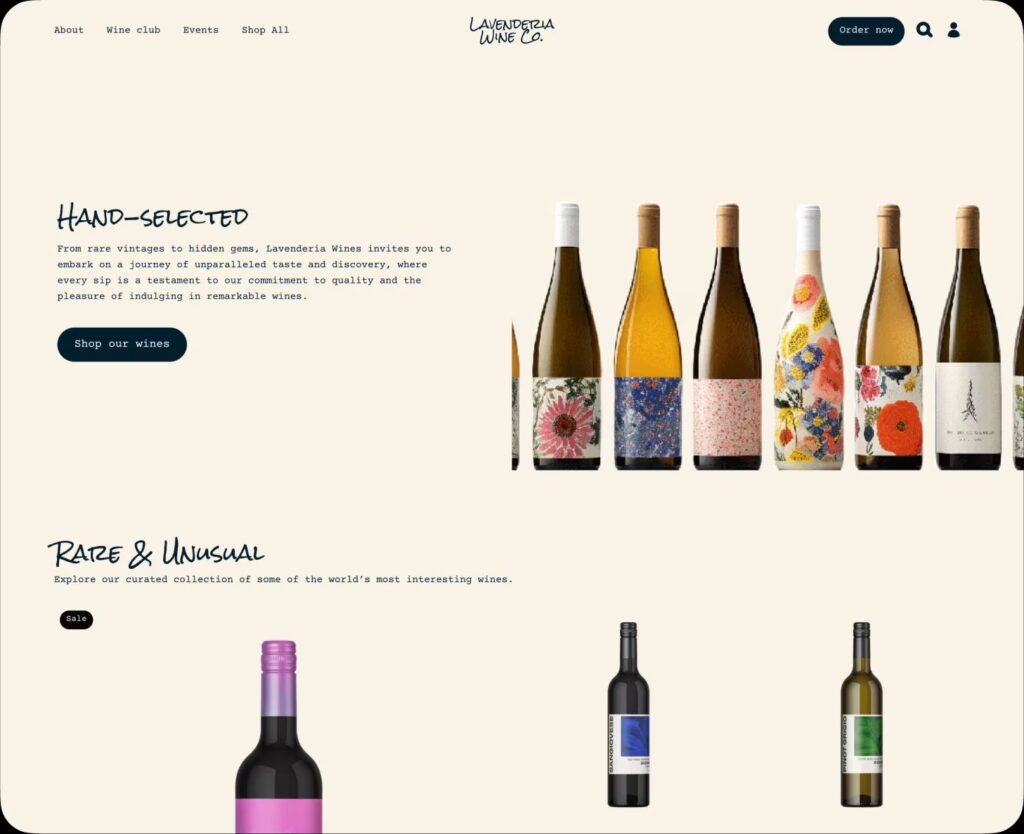 lavenderia website built with square website builder